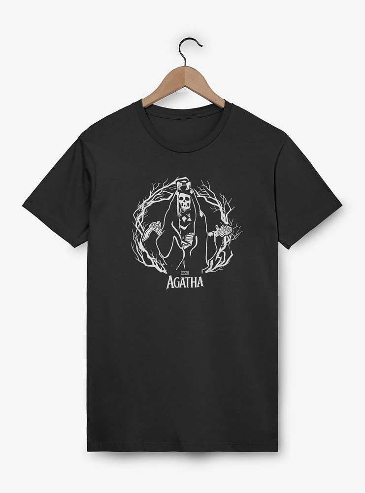 Marvel Agatha All Along Death Tarot Branches T-Shirt