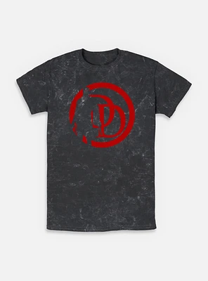 Marvel Daredevil DD Standing Mineral Wash T-Shirt