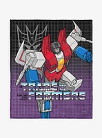 Transformers G1 Grid Starscream 40x50" Silk Touch Throw Blanket