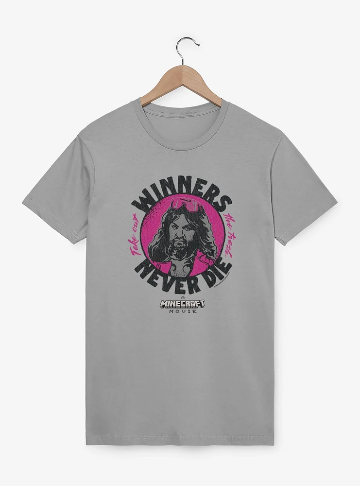 A Minecraft Movie Winners Never Die T-Shirt