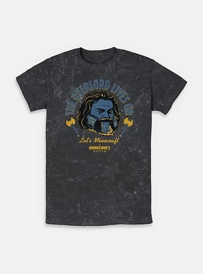 A Minecraft Movie The Overlord Lives On Mineral Wash T-Shirt
