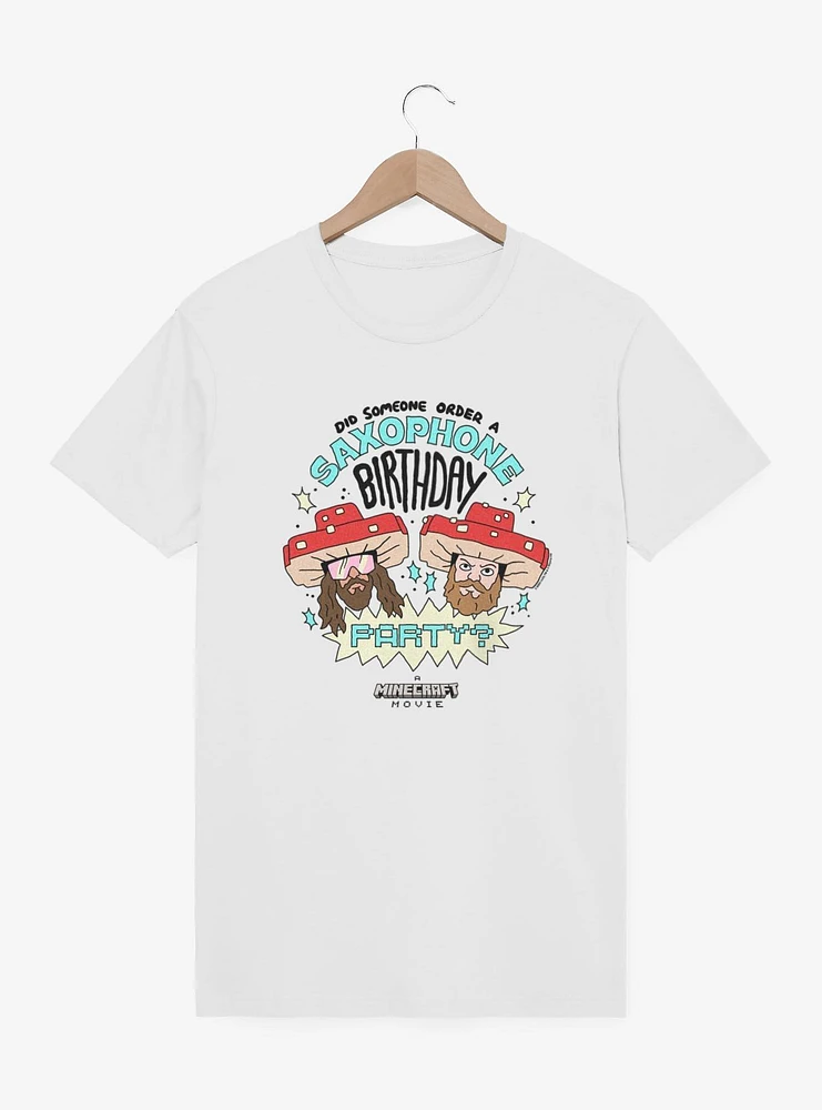 A Minecraft Movie Saxophone Birthday T-Shirt