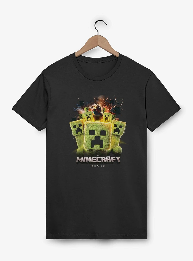 A Minecraft Movie Group Of Creeps T-Shirt