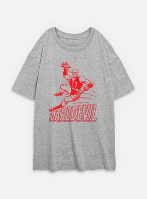 Marvel Daredevil Speedy Devil Womens Oversized T-Shirt
