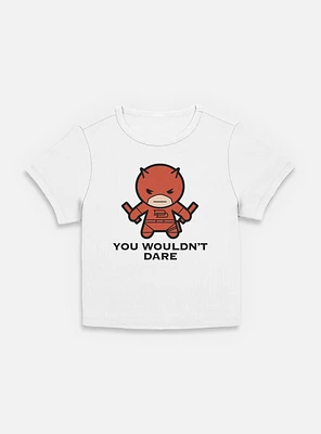 Marvel Daredevil Don't Dare Womens Baby T-Shirt