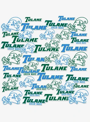 Tulane Green Wave 100Ct Sticker Pack