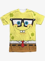 SpongeBob SquarePants Nerd Face Sublimated T-Shirt