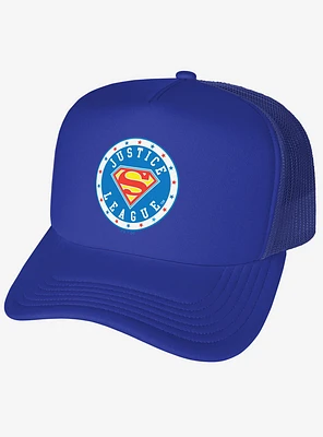 Justice League Superman Athletic Logo Foam Trucker Hat