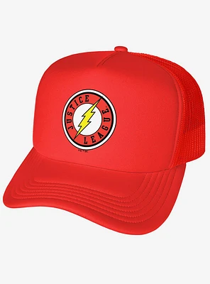 Justice League The Flash Athletic Logo Foam Trucker Hat