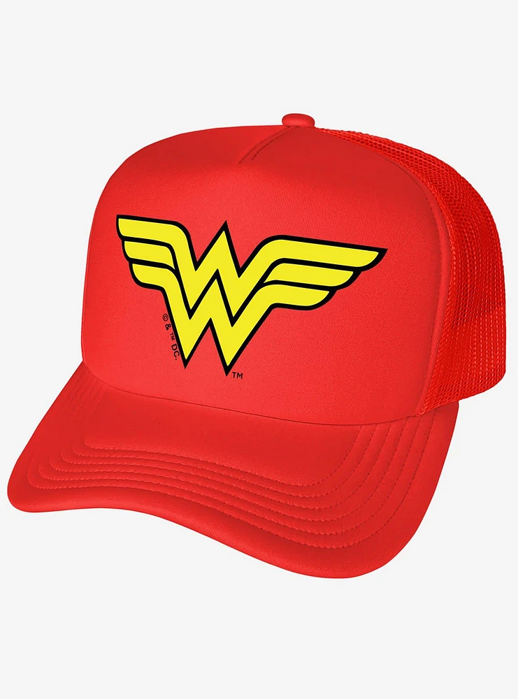 Wonder Woman Classic Logo Foam Trucker Hat