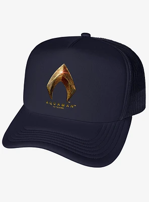 Justice League Aquaman Logo Foam Trucker Hat