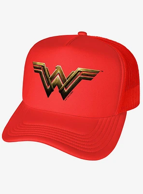 Justice League Wonder Woman Logo Foam Trucker Hat