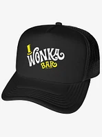 Willy Wonka And The Chocolate Factory Wonka Bar Logo Foam Trucker Hat