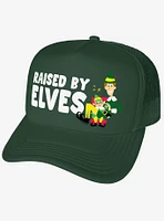 Elf Raised By Elves Foam Trucker Hat
