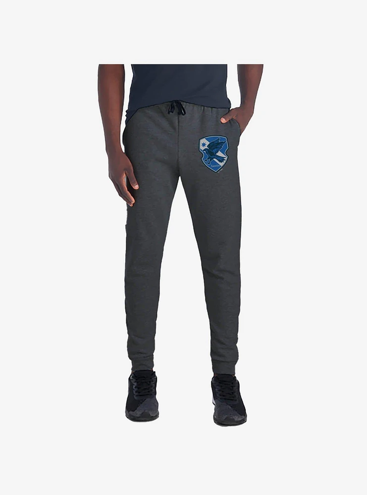 Harry Potter Ravenclaw Plaid Crest Jogger Sweatpants