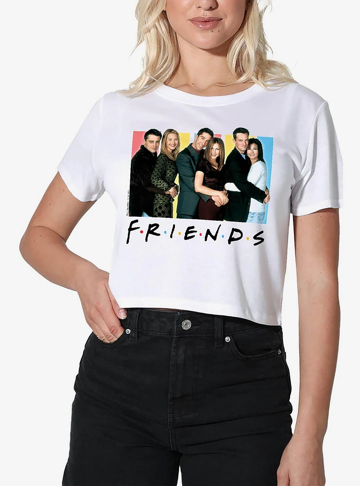 Friends Cast Logo Women's Crop Top T-Shirt