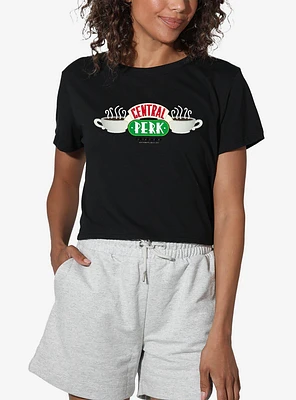 Friends "Central Perk" Logo Women's Crop Top T-Shirt
