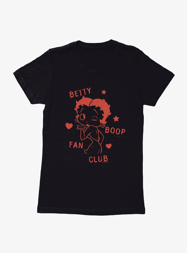 Betty Boop Stars And Hearts Womens T-Shirt