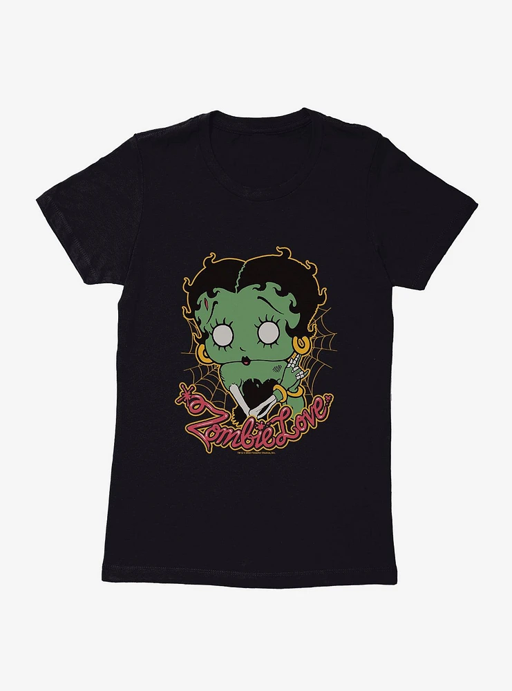 Betty Boop Zombie Womens T-Shirt