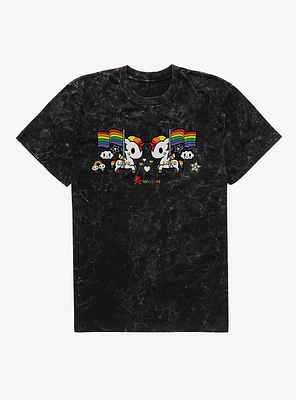 Tokidoki Unicorno Pride Icons Mineral Wash T-Shirt