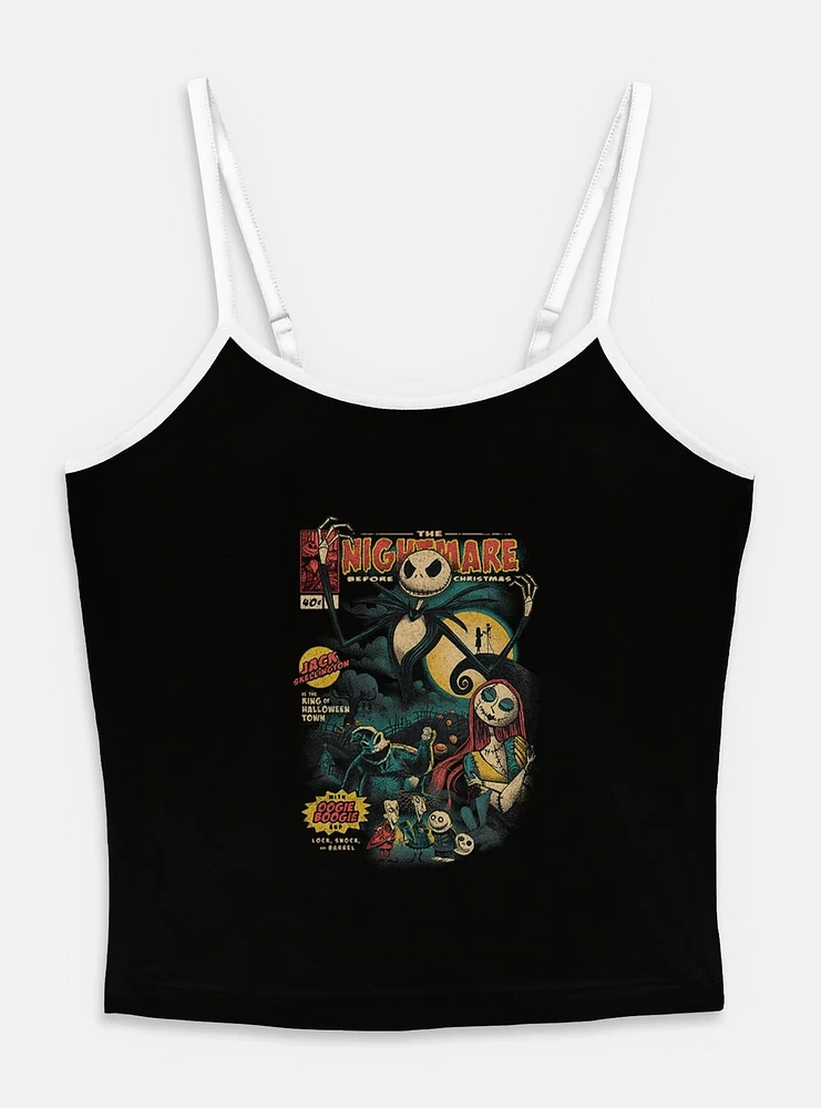 The Nightmare Before Christmas Comic Cover Womens Cami