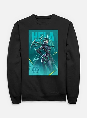 Marvel Rivals Hela Pose Sweatshirt