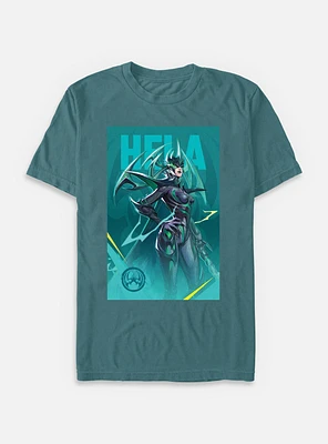 Marvel Rivals Hela Pose Garment Dye T-Shirt