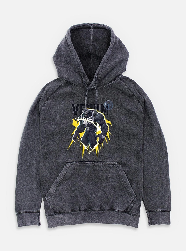 Marvel Rivals Venom Energy Mineral Wash Hoodie