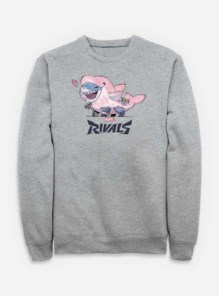 Marvel Rivals Lovely Jeff The Landshark Sweatshirt