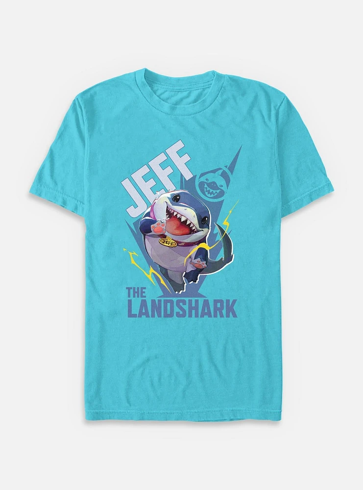 Marvel Rivals Jeff The Landshark Garment Dye T-Shirt
