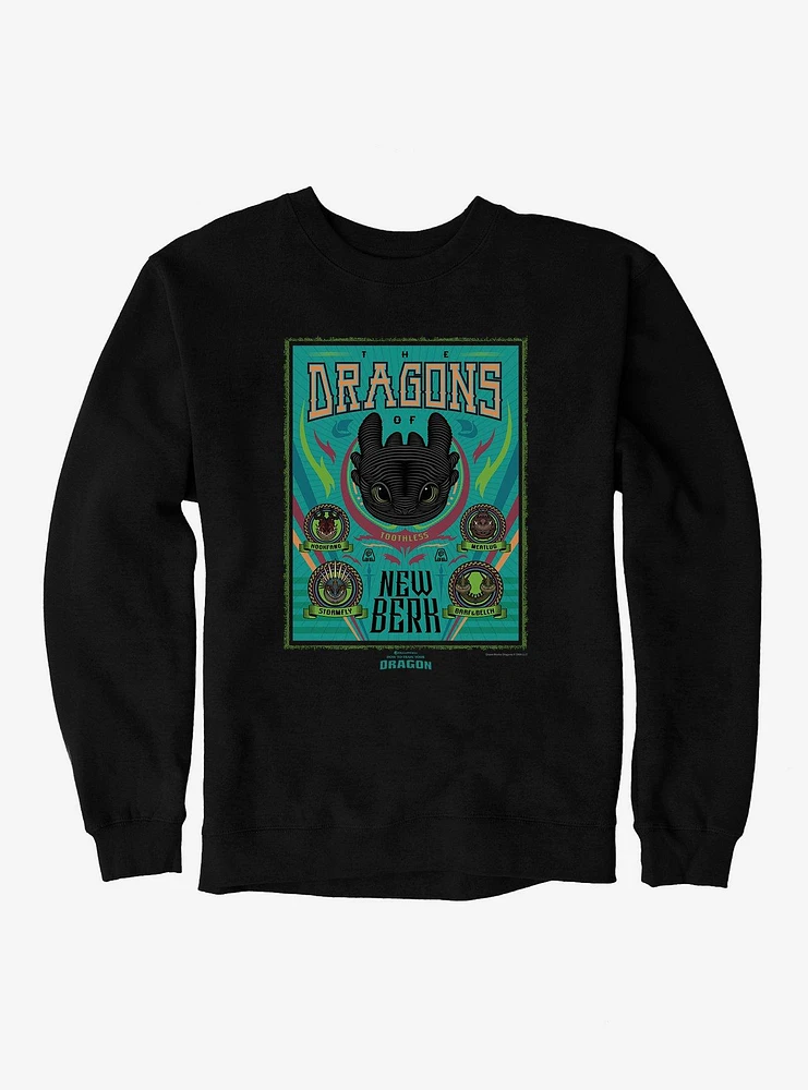 How To Train Your Dragon New Berk Dragons Sweatshirt