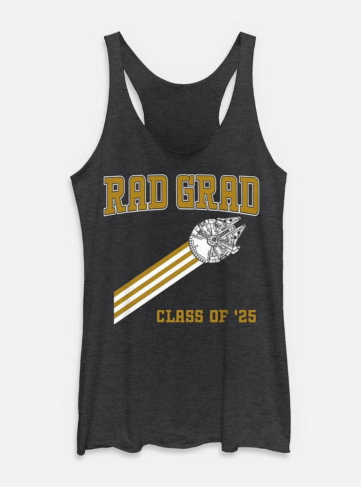 Star Wars Rad Grad Millennium Falcon Class of 25 Womens Tank Top