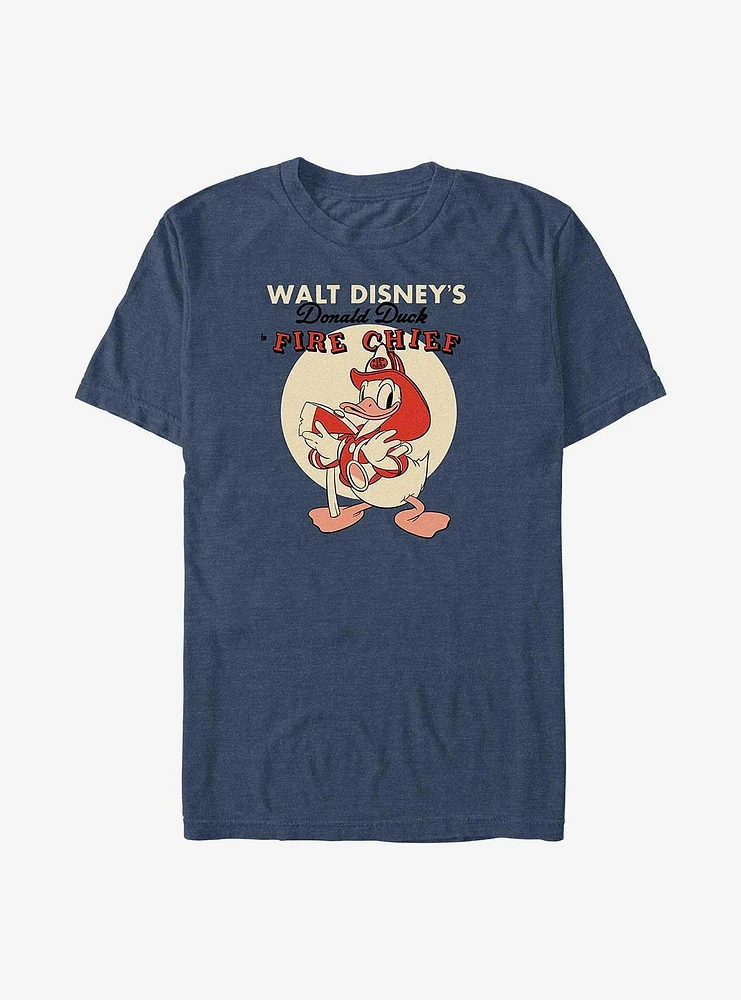 Disney Donald Duck Vintage Fireman Big & Tall T-Shirt