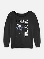 Fairy Tail Juvia Lockser Focus Womens Slouchy Sweatshirt