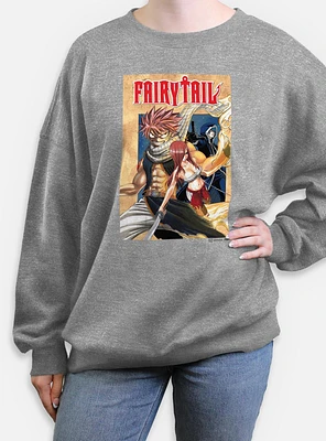 Fairy Tail Cover Womens Oversized Sweatshirt