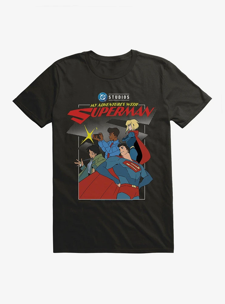 My Adventures With Superman Posing Group T-Shirt