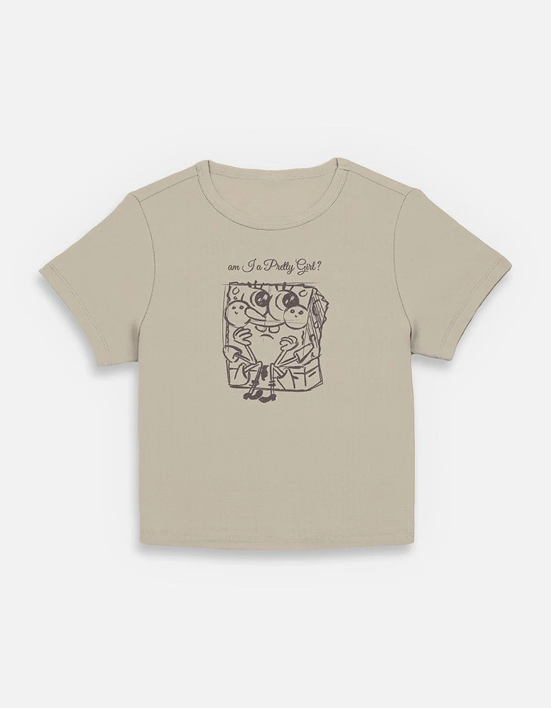 Spongebob Squarepants Pretty Girl Womens Baby T-Shirt