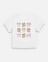 Spongebob Squarepants Gary Cutesy Bows Womens Baby T-Shirt