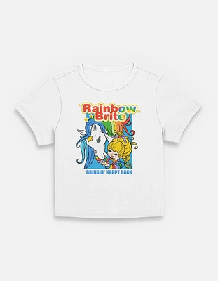 Rainbow Brite Bringing Happy Back Womens Baby T-Shirt