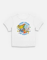 Rainbow Brite Every Color Of Happy Womens Baby T-Shirt