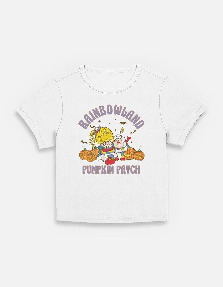 Rainbow Brite Rainbowland Pumpkin Patch Womens Baby T-Shirt