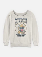 Disney Lilo & Stitch Rough Ready Rodeo Womens Slouchy Sweatshirt BoxLunch Exclusive