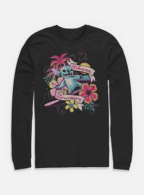 Disney Lilo & Stitch Surf Ohana Forever Long-Sleeve T-Shirt BoxLunch Exclusive