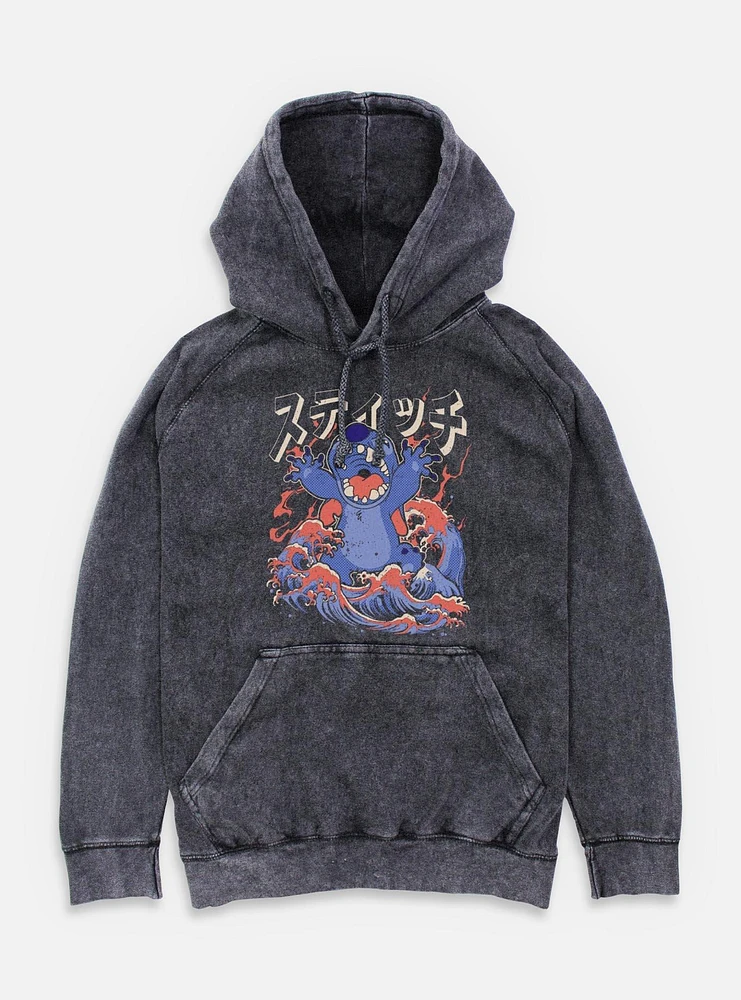 Disney Lilo & Stitch Kaiju Mineral Wash Hoodie BoxLunch Exclusive