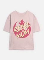 Star Wars Rebel Mom Womens Skimmer T-Shirt