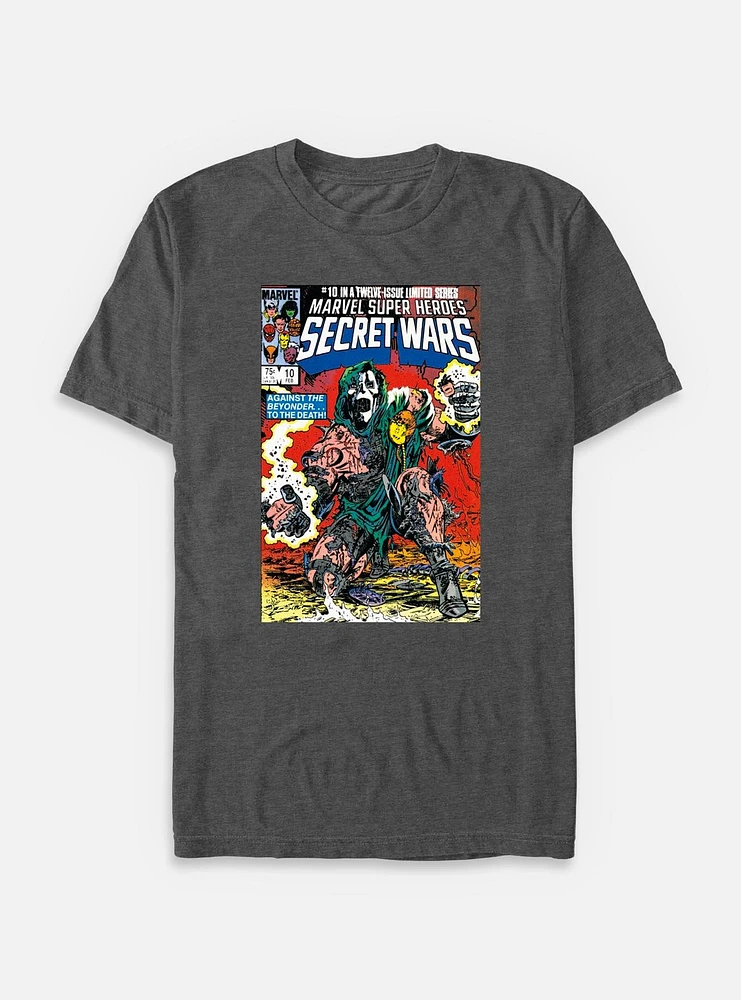 Marvel Secret Wars Comic Cover Vol10 Dr. Doom Big & Tall T-Shirt