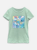 The Smurfs Smurf Boxup Youth Girls T-Shirt