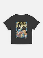 The Smurfs Peace & Love Women Baby T-Shirt