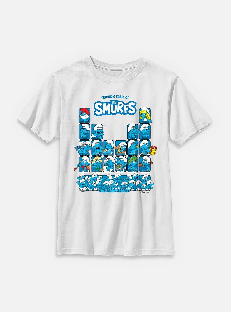 The Smurfs Periodic Table Of SmurfsYouth T-Shirt
