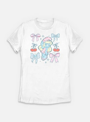 The Smurfs Bow Beauty Womens T-Shirt